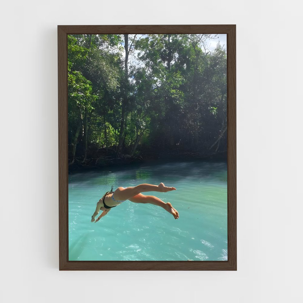 Poster Plongeon Épique – affiche Plongeon de falaise (vue 5)